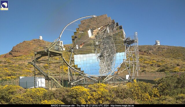 Picture of the MAGIC Telescope Site